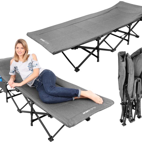 ŁÓŻKO TURYSTYCZNE SKŁADANE DELUXE JOURNEY 190x70x36,5CM