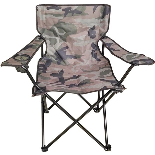 KRZESŁO TURYSTYCZNE SKŁADANE 50X50X80CM CAMUFLAGE ENERO CAMP