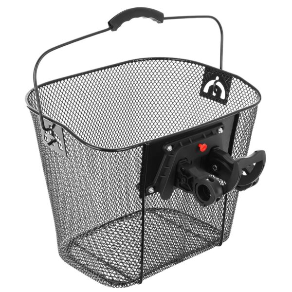 KOSZYK ROWEROWY PRZEDNI MOCOWANY NA CLICK CZARNY
