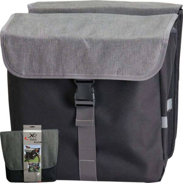 SAKWA TORBA ROWEROWA PODWÓJNA TYLNA NA BAGAŻNIK 40L XQMAX