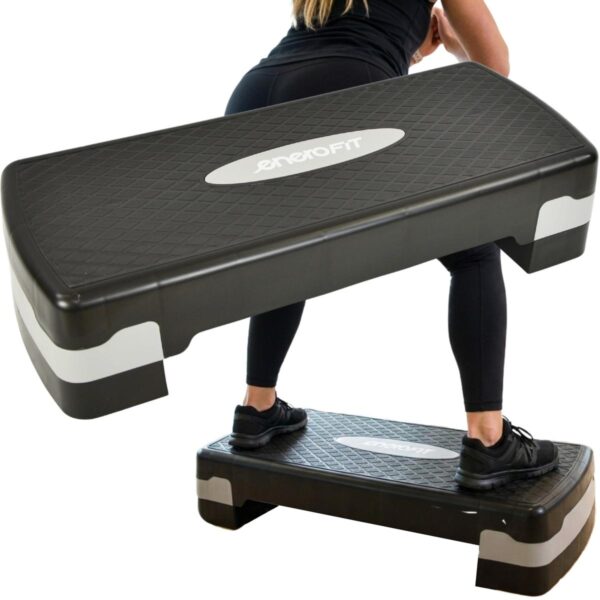 STEP DO AEROBICU 68X28CM 2 STOPNIOWA REGULACJA ENERO FIT