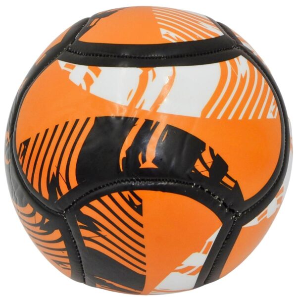 PIŁKA NOŻNA ENERO 6 PANELI R.2 POMARAŃCZOWO CZARNA